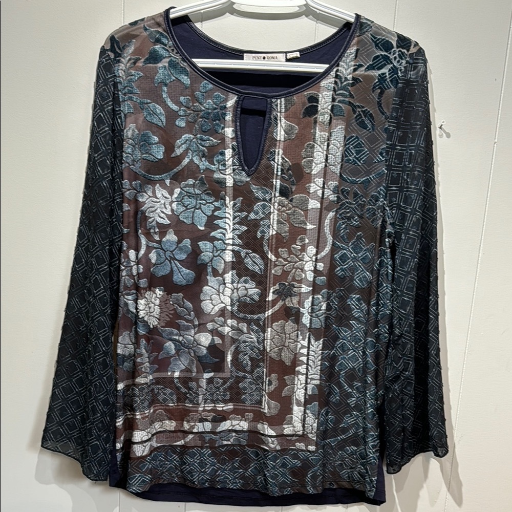 Punt Roma floral Patterned Women's Top